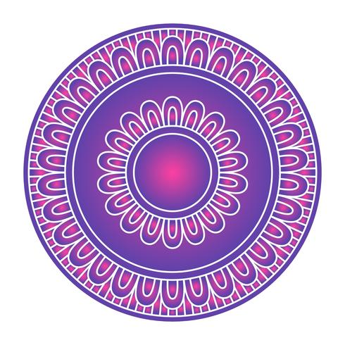 Mandala prydnad vektorgrafik vektor