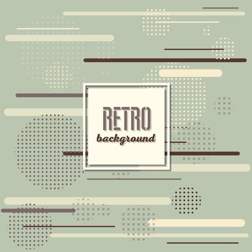 Gammal retro vintage stil design mall vektor