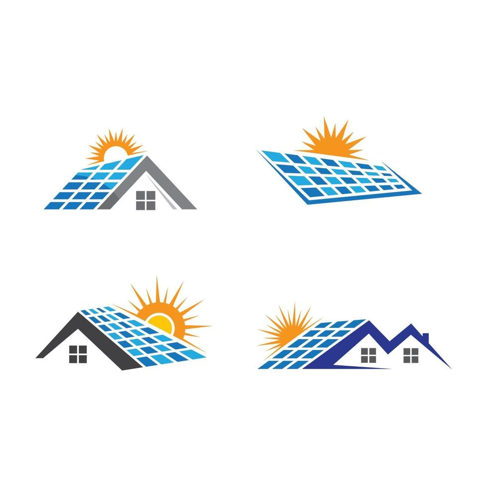 solenergi logotyp bilder illustration vektor