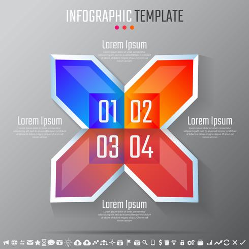 Infographics Design Mall vektor