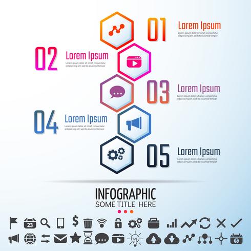 Infographics Design Mall vektor