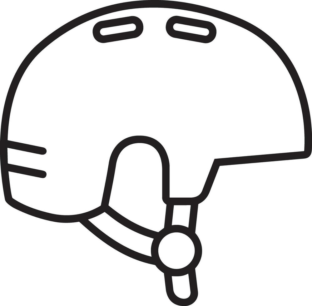 Sicherheit Helm Symbol Symbol Bild Vektor. Illustration von das Kopf Schutz industriell Ingenieur Arbeiter Design Bild vektor