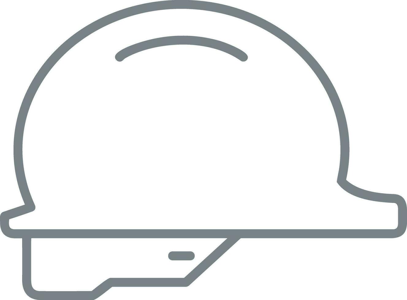 Sicherheit Helm Symbol Symbol Bild Vektor. Illustration von das Kopf Schutz industriell Ingenieur Arbeiter Design Bild vektor