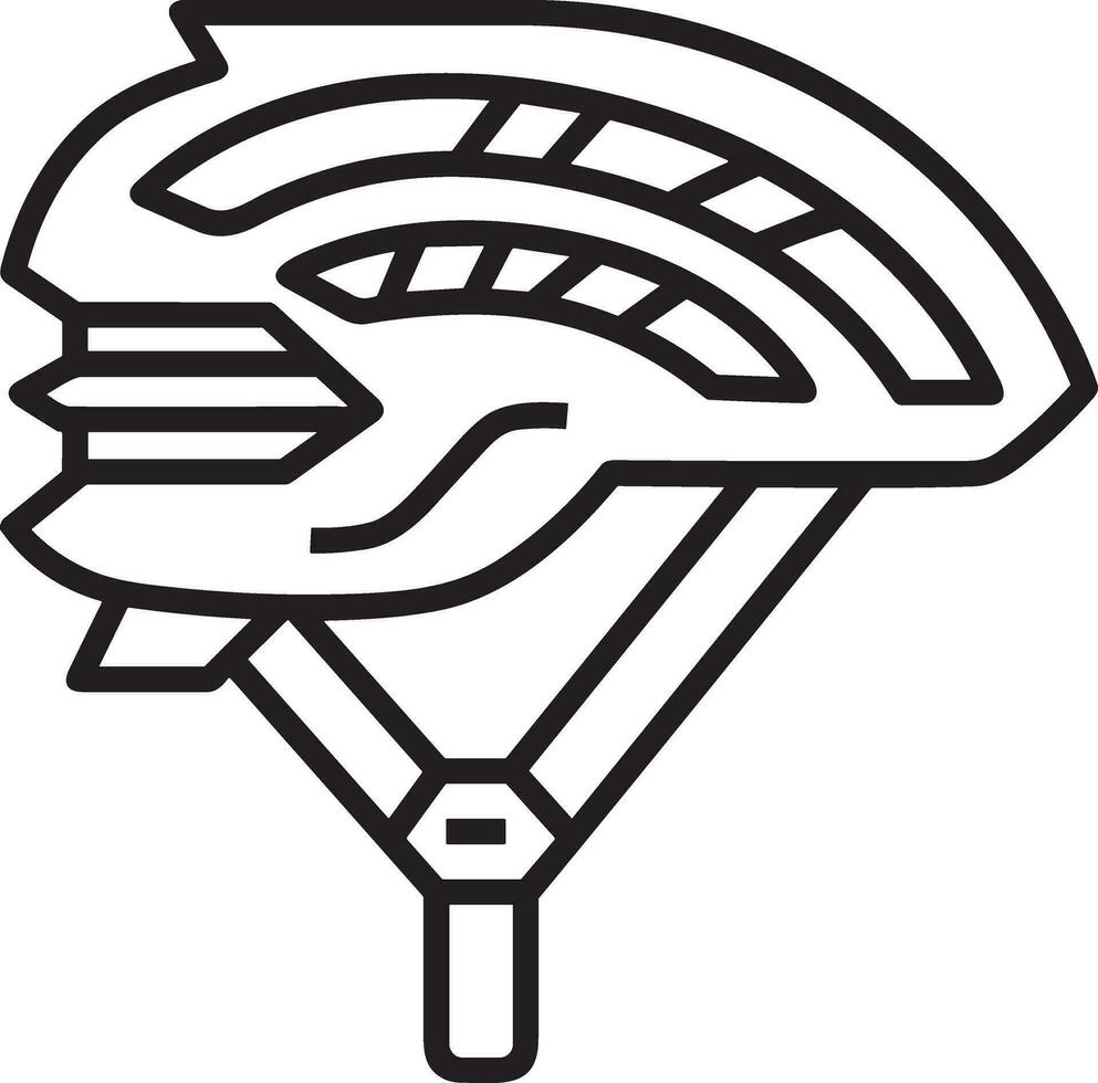 Sicherheit Helm Symbol Symbol Bild Vektor. Illustration von das Kopf Schutz industriell Ingenieur Arbeiter Design Bild vektor