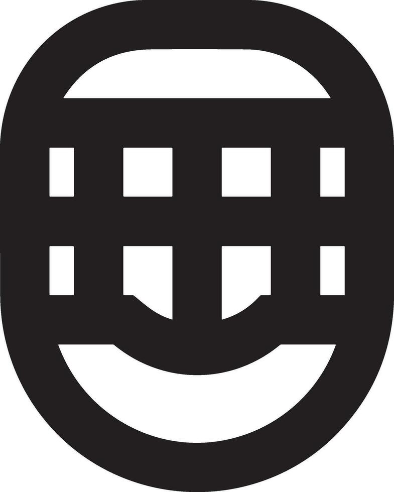 Sicherheit Helm Symbol Symbol Bild Vektor. Illustration von das Kopf Schutz industriell Ingenieur Arbeiter Design Bild vektor