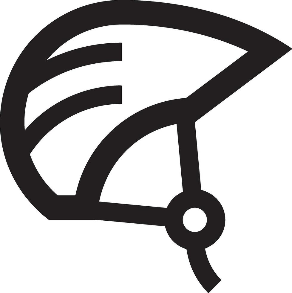 Sicherheit Helm Symbol Symbol Bild Vektor. Illustration von das Kopf Schutz industriell Ingenieur Arbeiter Design Bild vektor