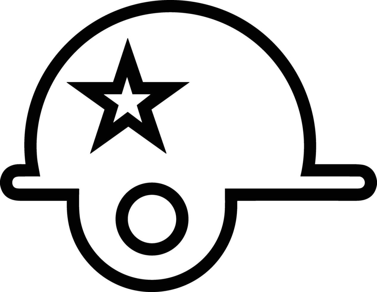 Sicherheit Helm Symbol Symbol Bild Vektor. Illustration von das Kopf Schutz industriell Ingenieur Arbeiter Design Bild vektor