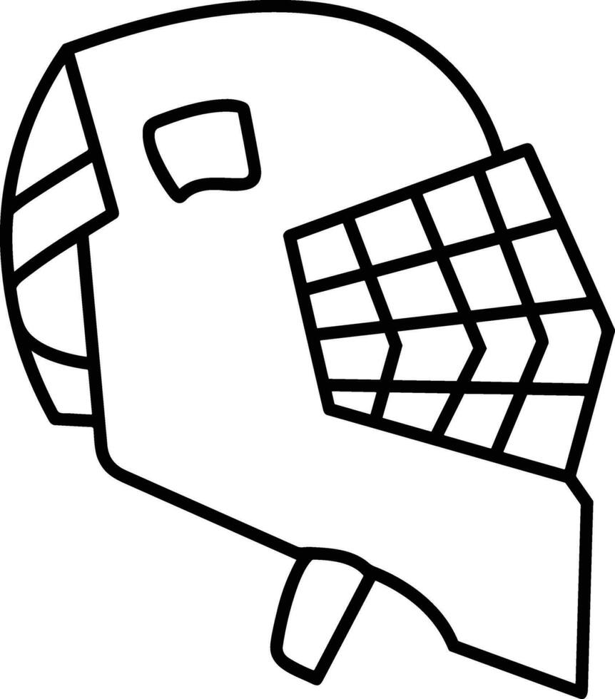 Sicherheit Helm Symbol Symbol Bild Vektor. Illustration von das Kopf Schutz industriell Ingenieur Arbeiter Design Bild vektor