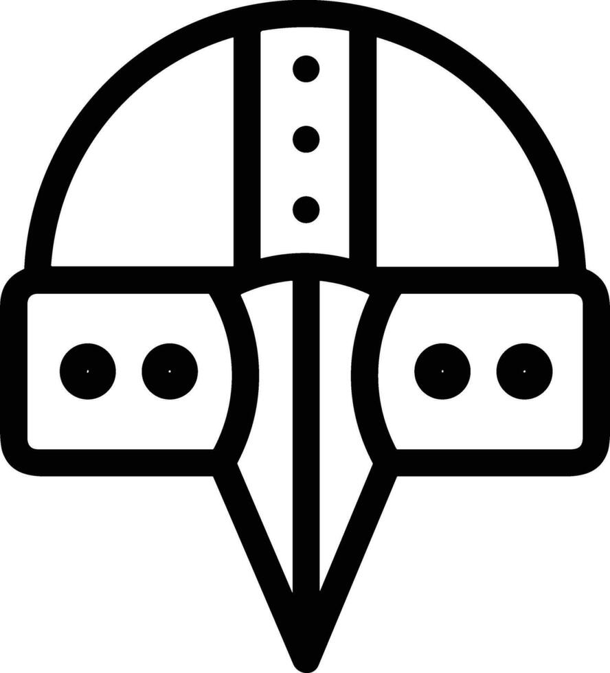 Sicherheit Helm Symbol Symbol Bild Vektor. Illustration von das Kopf Schutz industriell Ingenieur Arbeiter Design Bild vektor