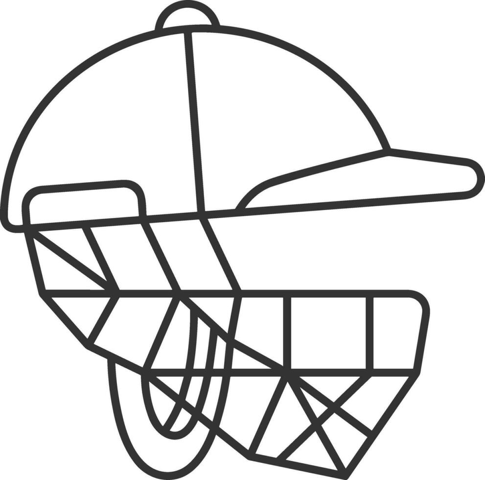 Sicherheit Helm Symbol Symbol Bild Vektor. Illustration von das Kopf Schutz industriell Ingenieur Arbeiter Design Bild vektor