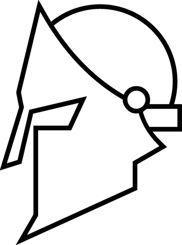 Sicherheit Helm Symbol Symbol Bild Vektor. Illustration von das Kopf Schutz industriell Ingenieur Arbeiter Design Bild vektor