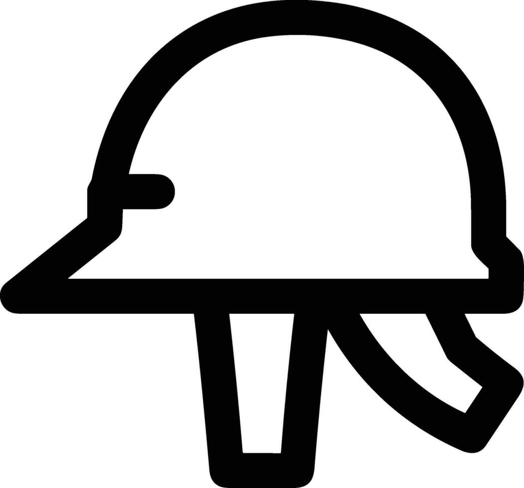 Sicherheit Helm Symbol Symbol Bild Vektor. Illustration von das Kopf Schutz industriell Ingenieur Arbeiter Design Bild vektor