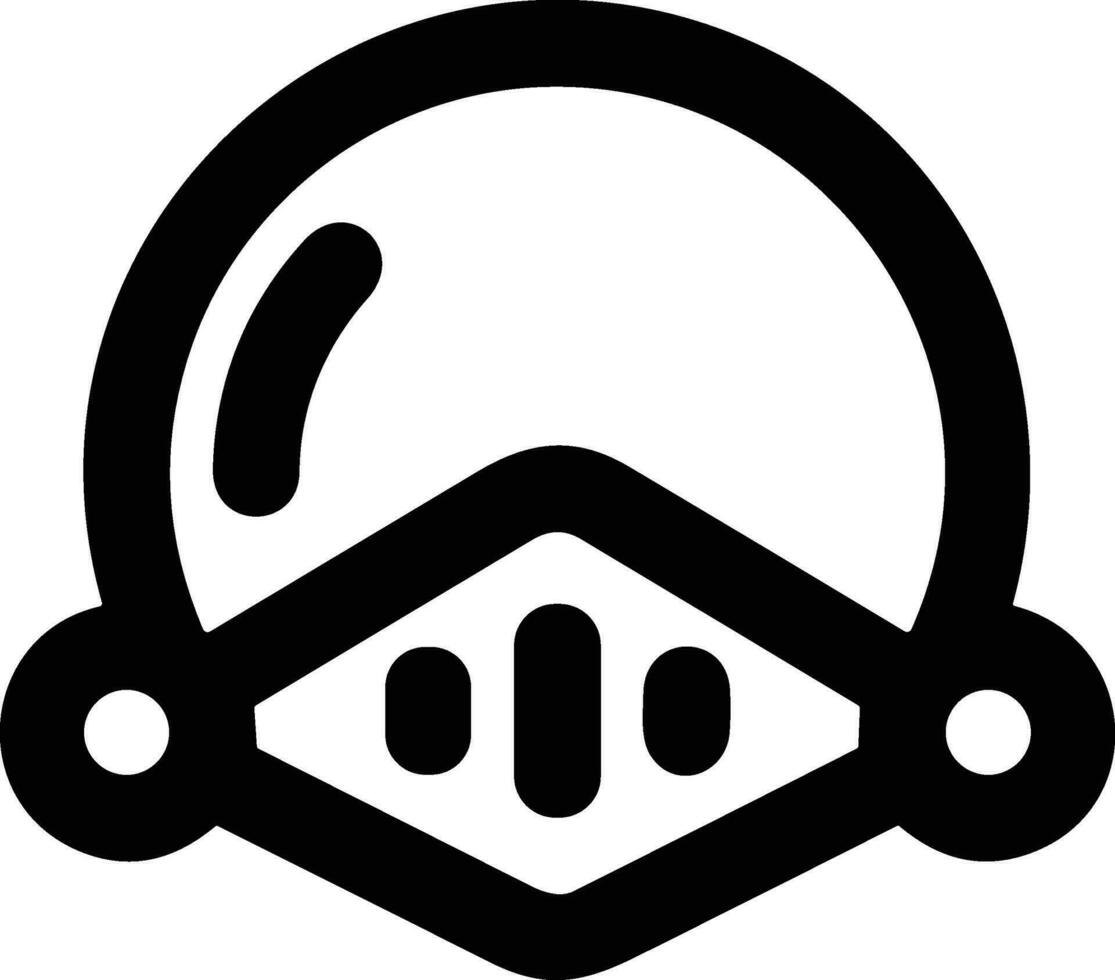 Sicherheit Helm Symbol Symbol Bild Vektor. Illustration von das Kopf Schutz industriell Ingenieur Arbeiter Design Bild vektor