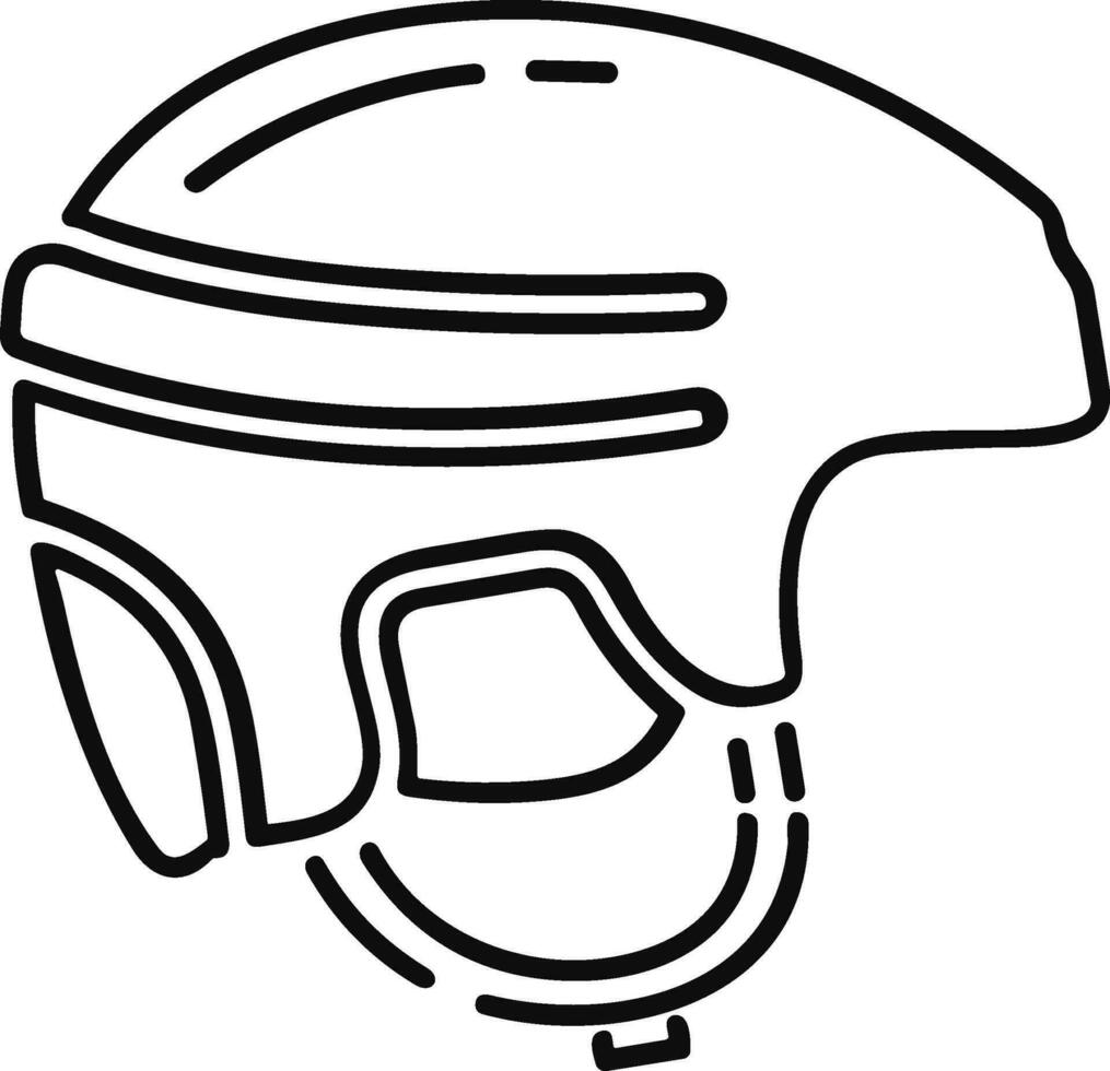 Sicherheit Helm Symbol Symbol Bild Vektor. Illustration von das Kopf Schutz industriell Ingenieur Arbeiter Design Bild vektor