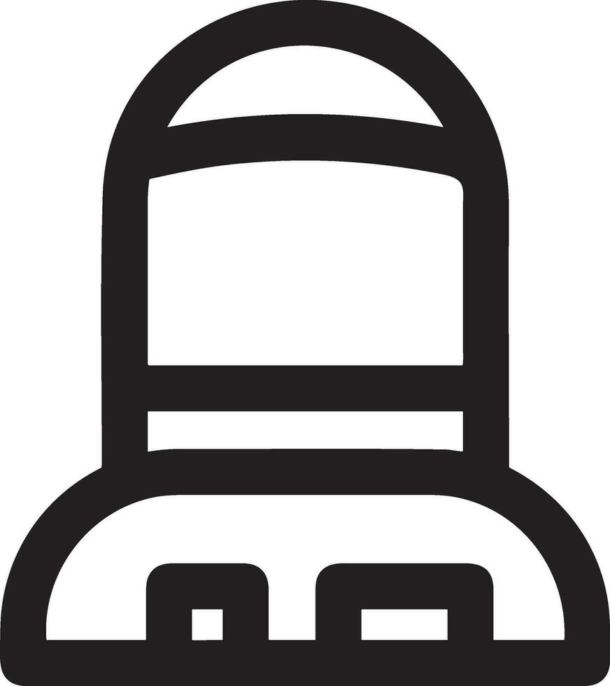 Sicherheit Helm Symbol Symbol Bild Vektor. Illustration von das Kopf Schutz industriell Ingenieur Arbeiter Design Bild vektor