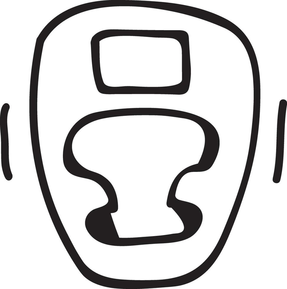 Sicherheit Helm Symbol Symbol Bild Vektor. Illustration von das Kopf Schutz industriell Ingenieur Arbeiter Design Bild vektor