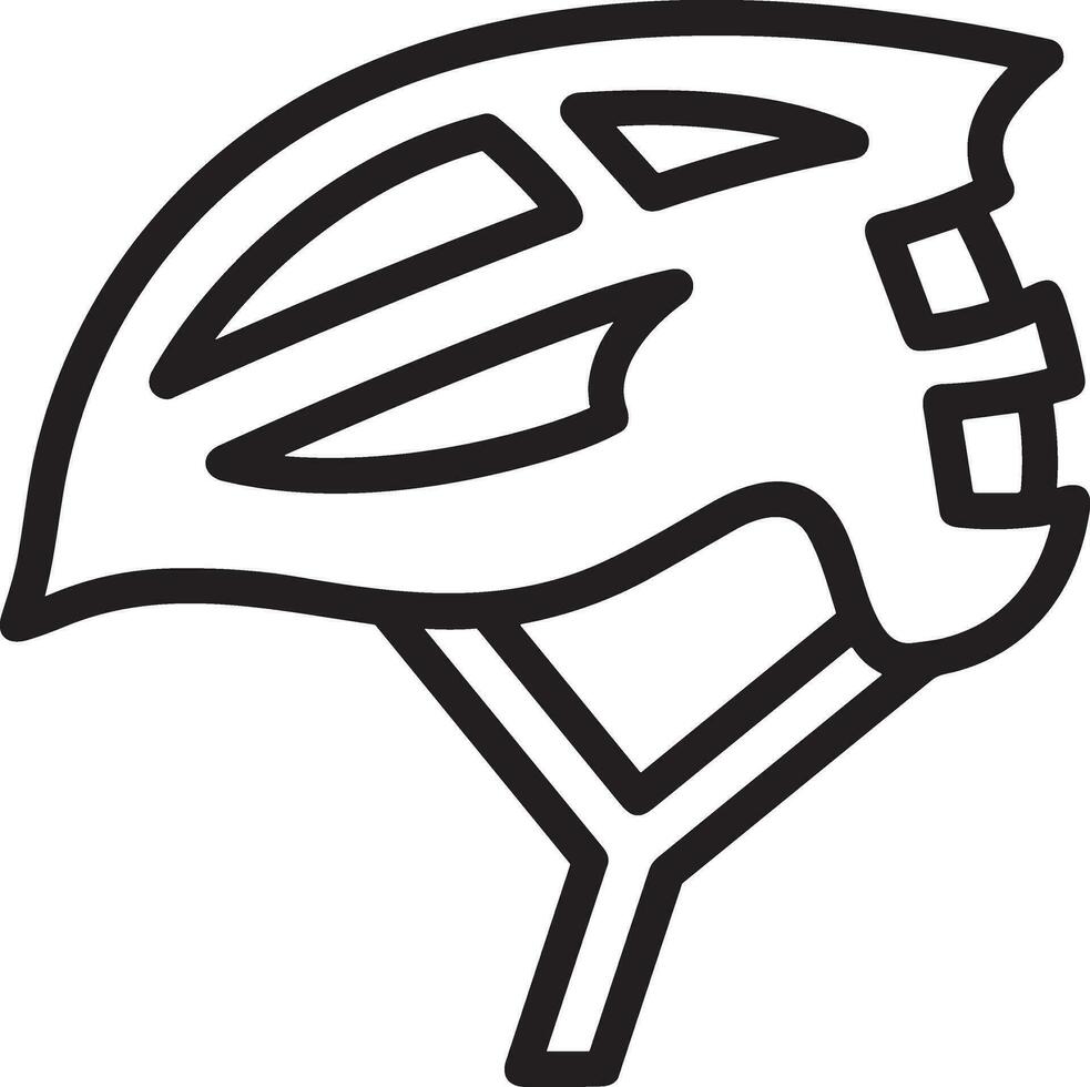 Sicherheit Helm Symbol Symbol Bild Vektor. Illustration von das Kopf Schutz industriell Ingenieur Arbeiter Design Bild vektor