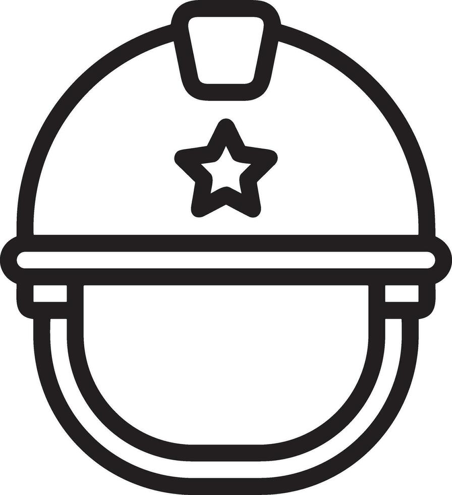 Sicherheit Helm Symbol Symbol Bild Vektor. Illustration von das Kopf Schutz industriell Ingenieur Arbeiter Design Bild vektor