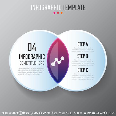 Infografiken-Designvorlage vektor