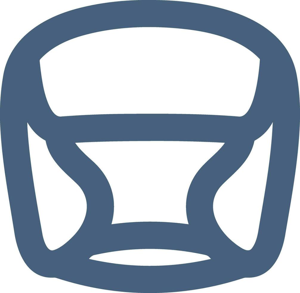 Sicherheit Helm Symbol Symbol Bild Vektor. Illustration von das Kopf Schutz industriell Ingenieur Arbeiter Design Bild vektor