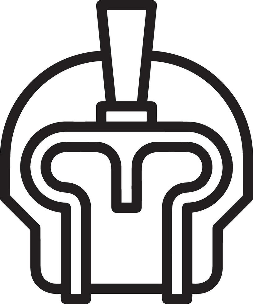 Sicherheit Helm Symbol Symbol Bild Vektor. Illustration von das Kopf Schutz industriell Ingenieur Arbeiter Design Bild vektor