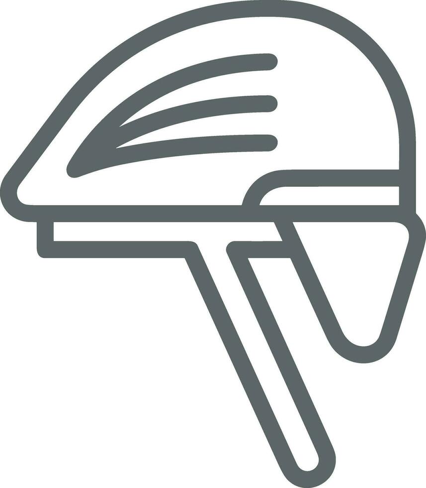 Sicherheit Helm Symbol Symbol Bild Vektor. Illustration von das Kopf Schutz industriell Ingenieur Arbeiter Design Bild vektor