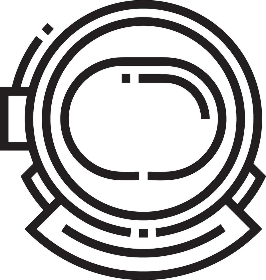 Sicherheit Helm Symbol Symbol Bild Vektor. Illustration von das Kopf Schutz industriell Ingenieur Arbeiter Design Bild vektor