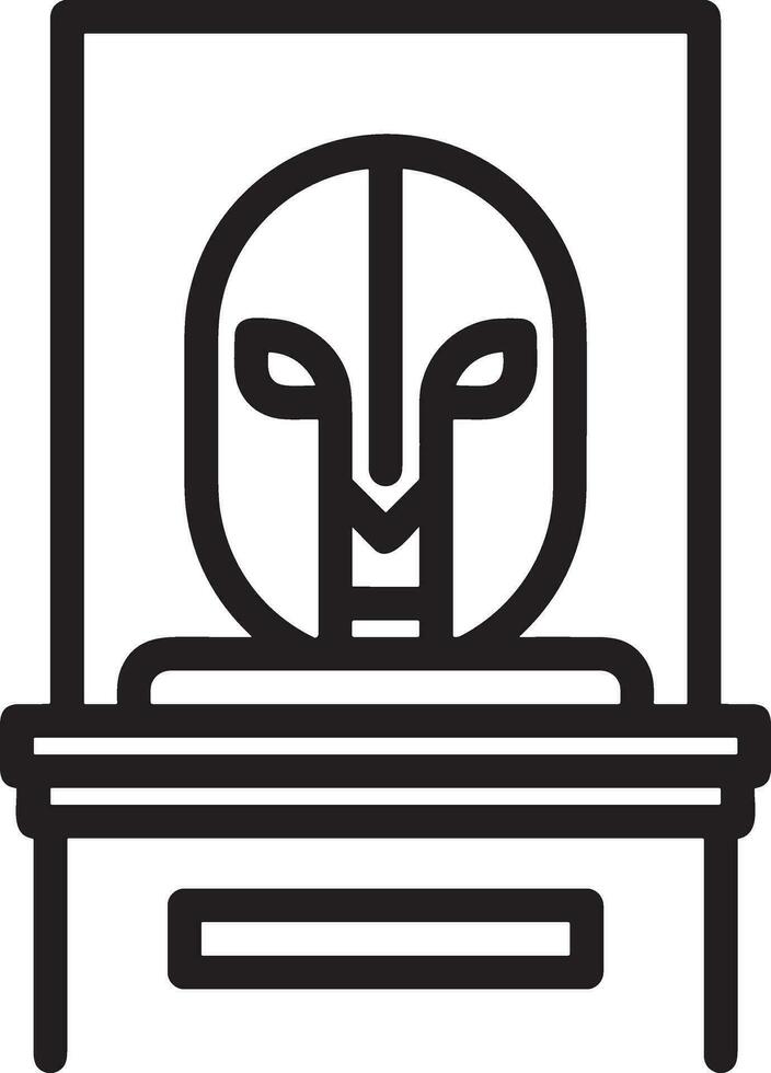 Sicherheit Helm Symbol Symbol Bild Vektor. Illustration von das Kopf Schutz industriell Ingenieur Arbeiter Design Bild vektor