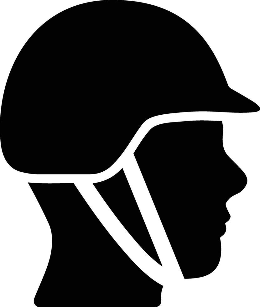 Sicherheit Helm Symbol Symbol Bild Vektor. Illustration von das Kopf Schutz industriell Ingenieur Arbeiter Design Bild vektor