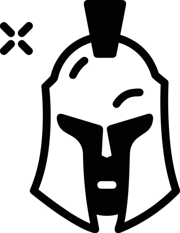 Sicherheit Helm Symbol Symbol Bild Vektor. Illustration von das Kopf Schutz industriell Ingenieur Arbeiter Design Bild vektor