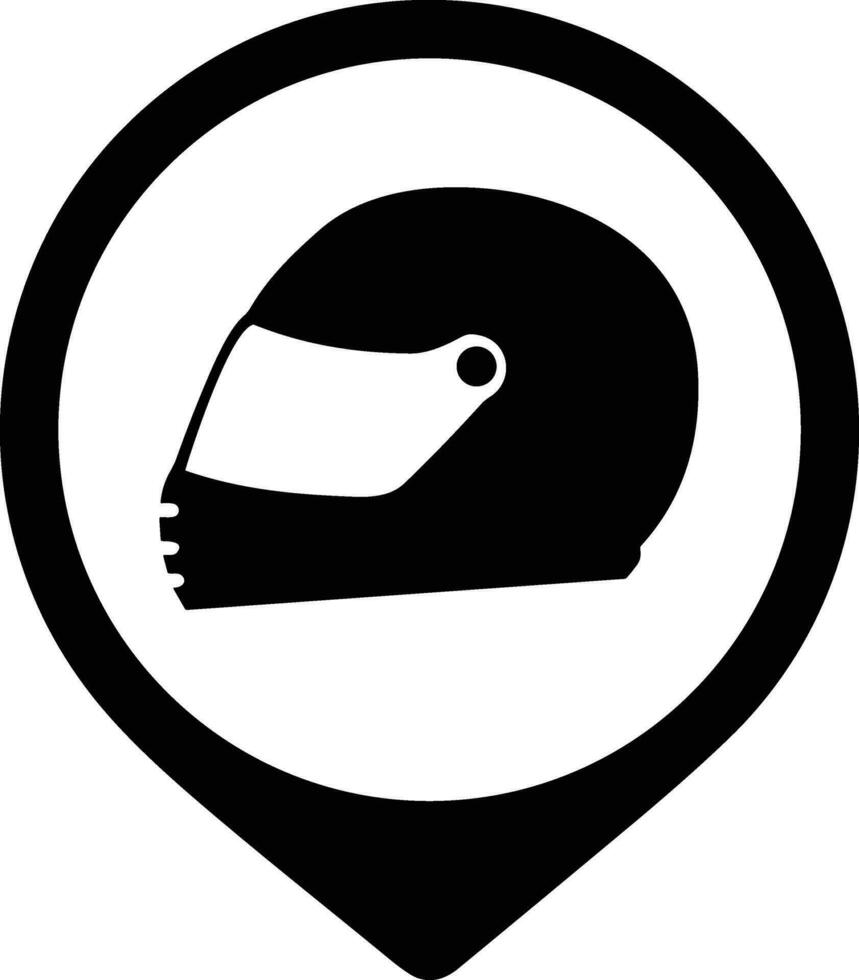 Sicherheit Helm Symbol Symbol Bild Vektor. Illustration von das Kopf Schutz industriell Ingenieur Arbeiter Design Bild vektor