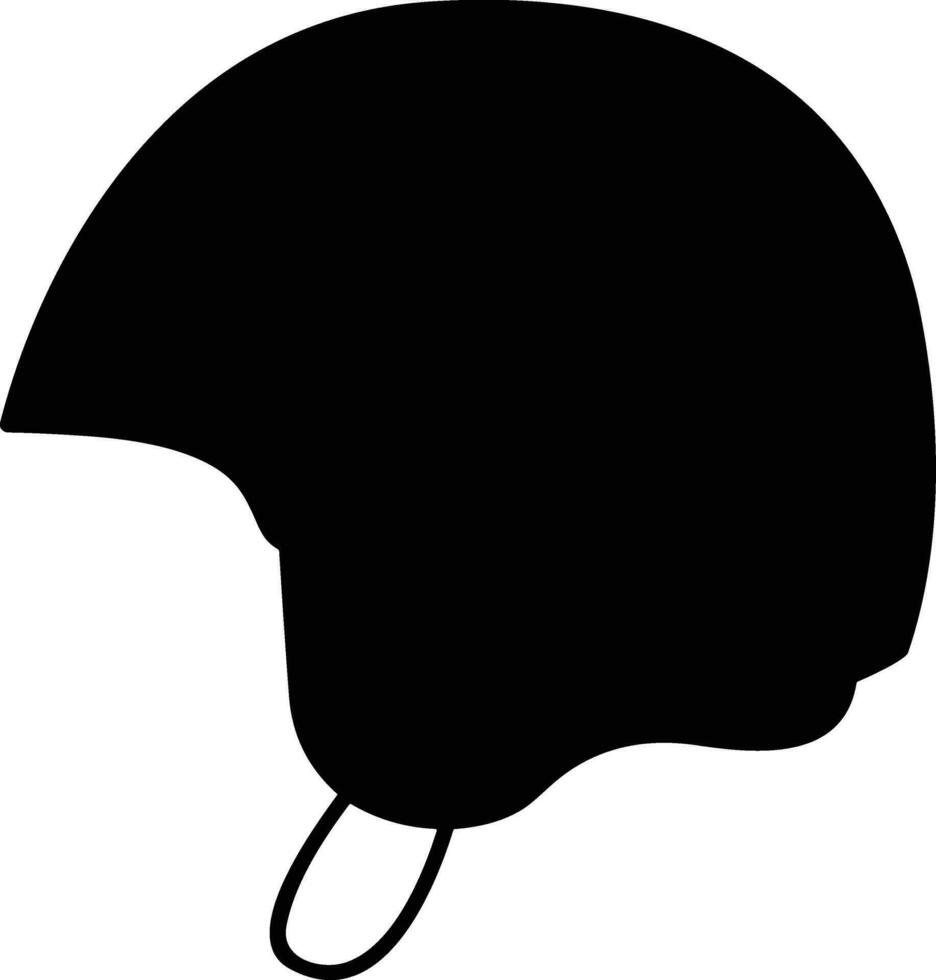 Sicherheit Helm Symbol Symbol Bild Vektor. Illustration von das Kopf Schutz industriell Ingenieur Arbeiter Design Bild vektor