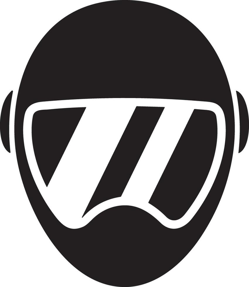 Sicherheit Helm Symbol Symbol Bild Vektor. Illustration von das Kopf Schutz industriell Ingenieur Arbeiter Design Bild vektor