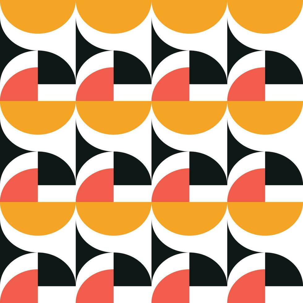 70er Jahre retro Rille Muster mit Kreise. Jahrgang geometrisch Muster. Vektor Illustration