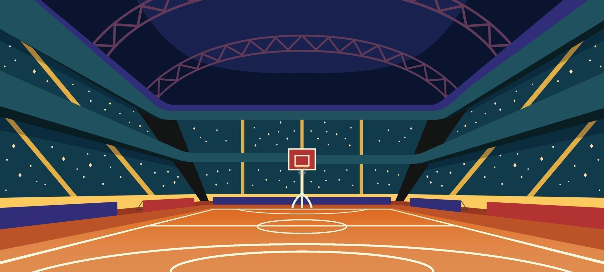 Hintergrund Stadion Basketball vektor