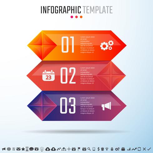 Infografiken-Designvorlage vektor