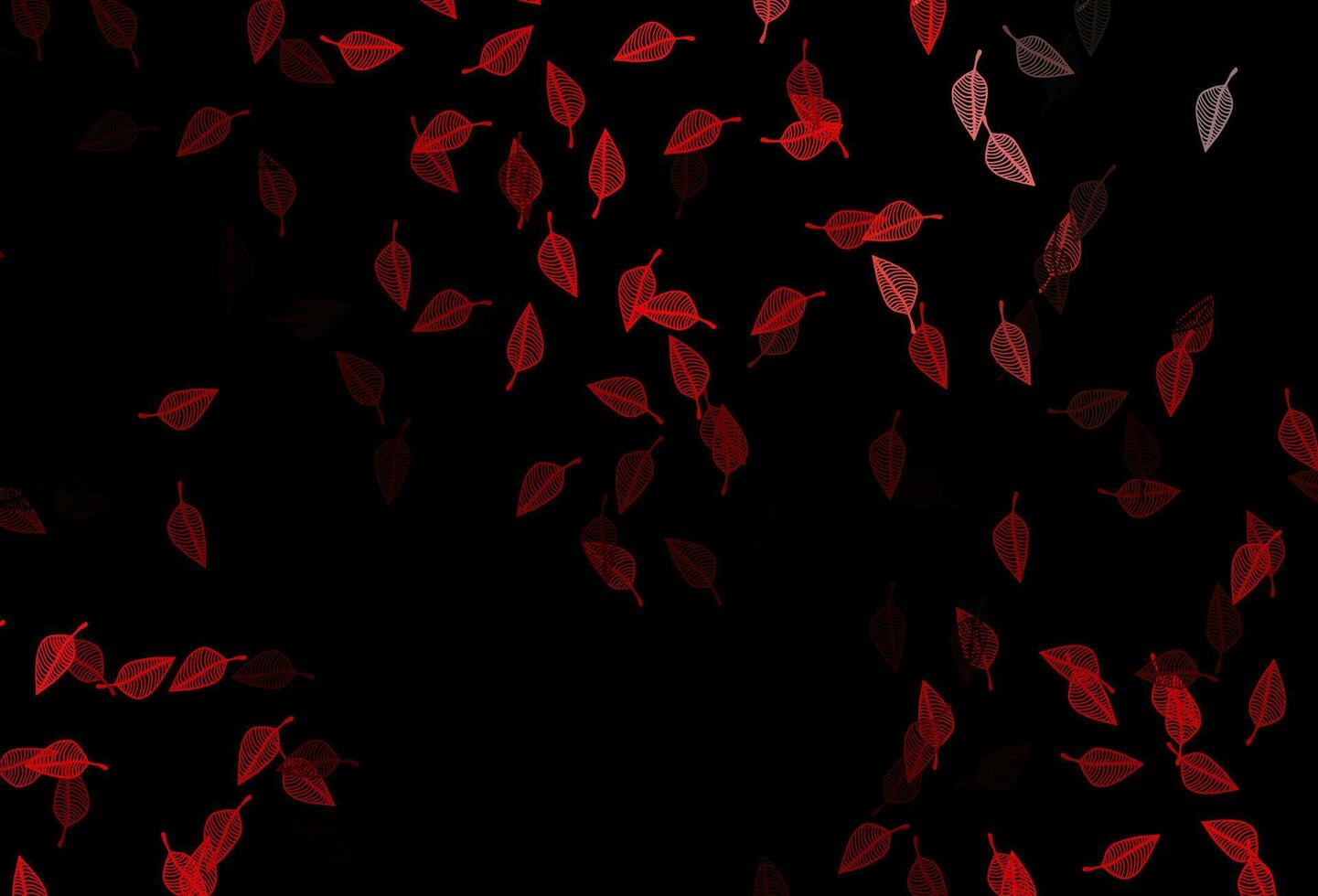 mörk röd vektor hand målad mönster.