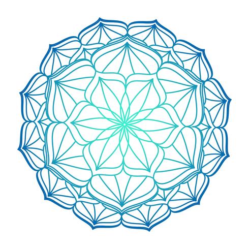 Mandala prydnad vektorgrafik vektor