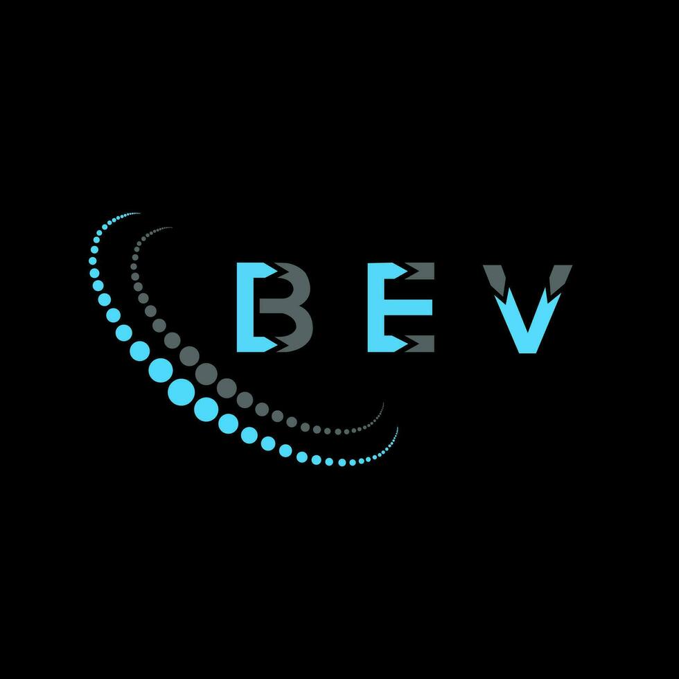 bev Brief Logo kreativ Design. bev einzigartig Design. vektor