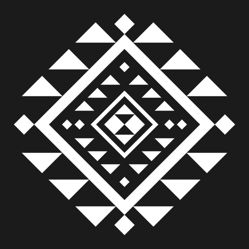 geometrische ethnische Musterkunst. amerikanischer, mexikanischer Stil. Hintergrund aztekische Stammesverzierung. design für stoff, kleidung, textil, logo, symbol. vektor