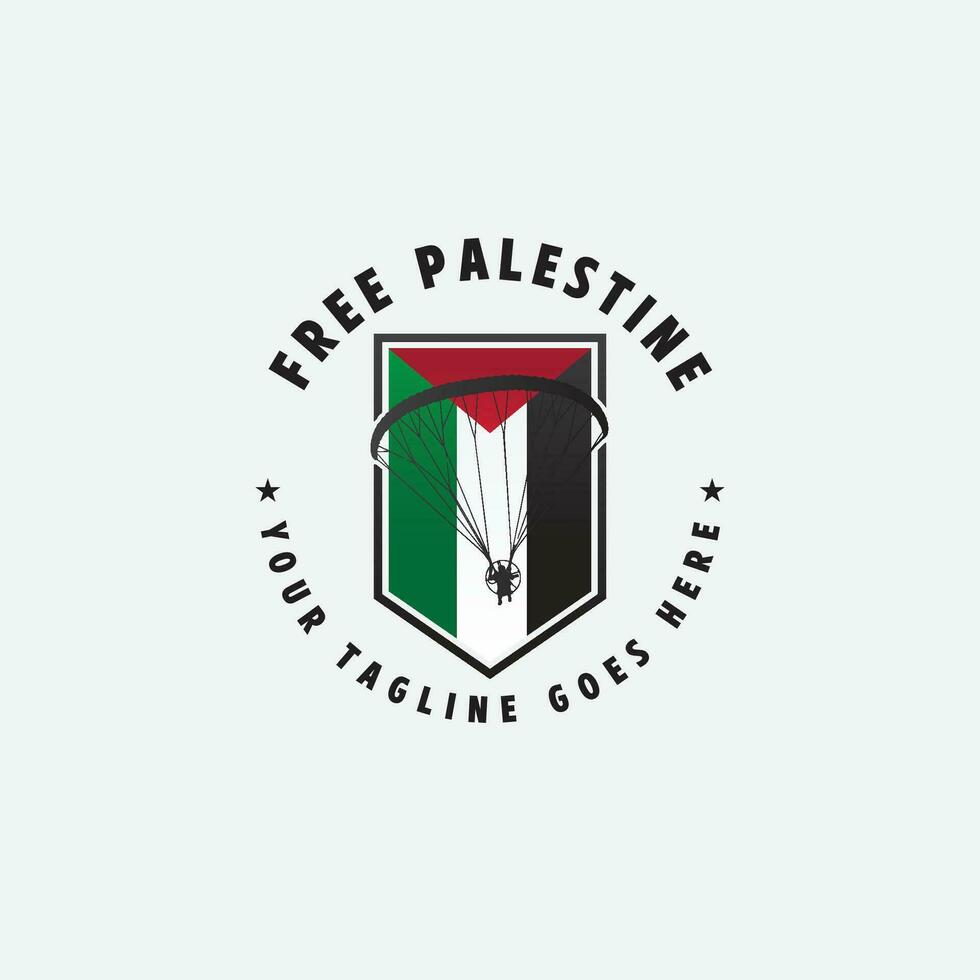 fri palestina logotyp vektor