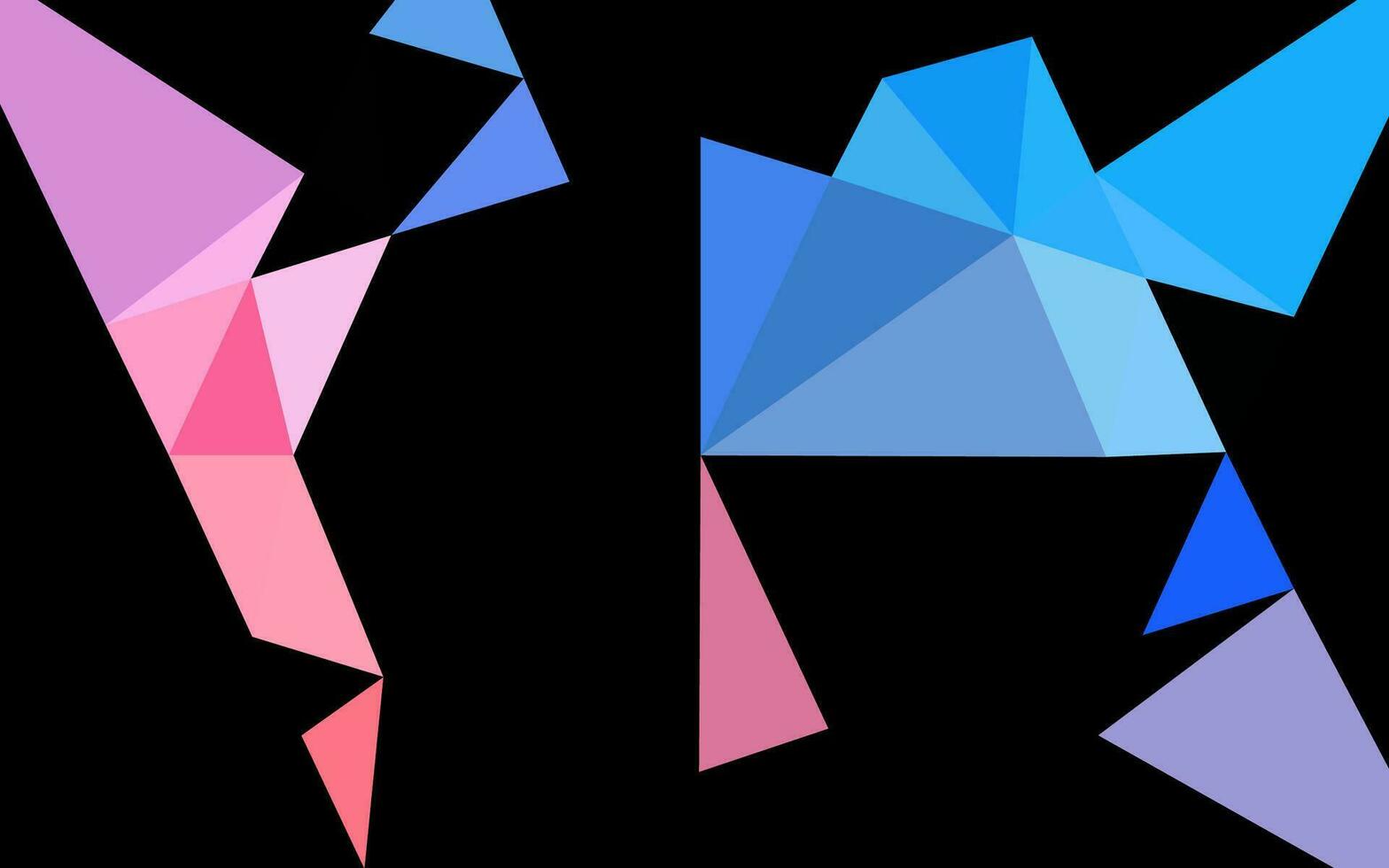 Licht Blau, rot Vektor Hexagon Mosaik Textur.