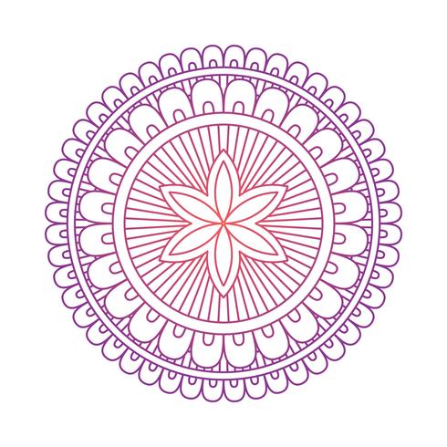 Mandala Ornament Vektorbild vektor