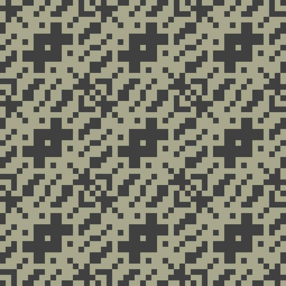 en pixelated mönster i grå och svart vektor
