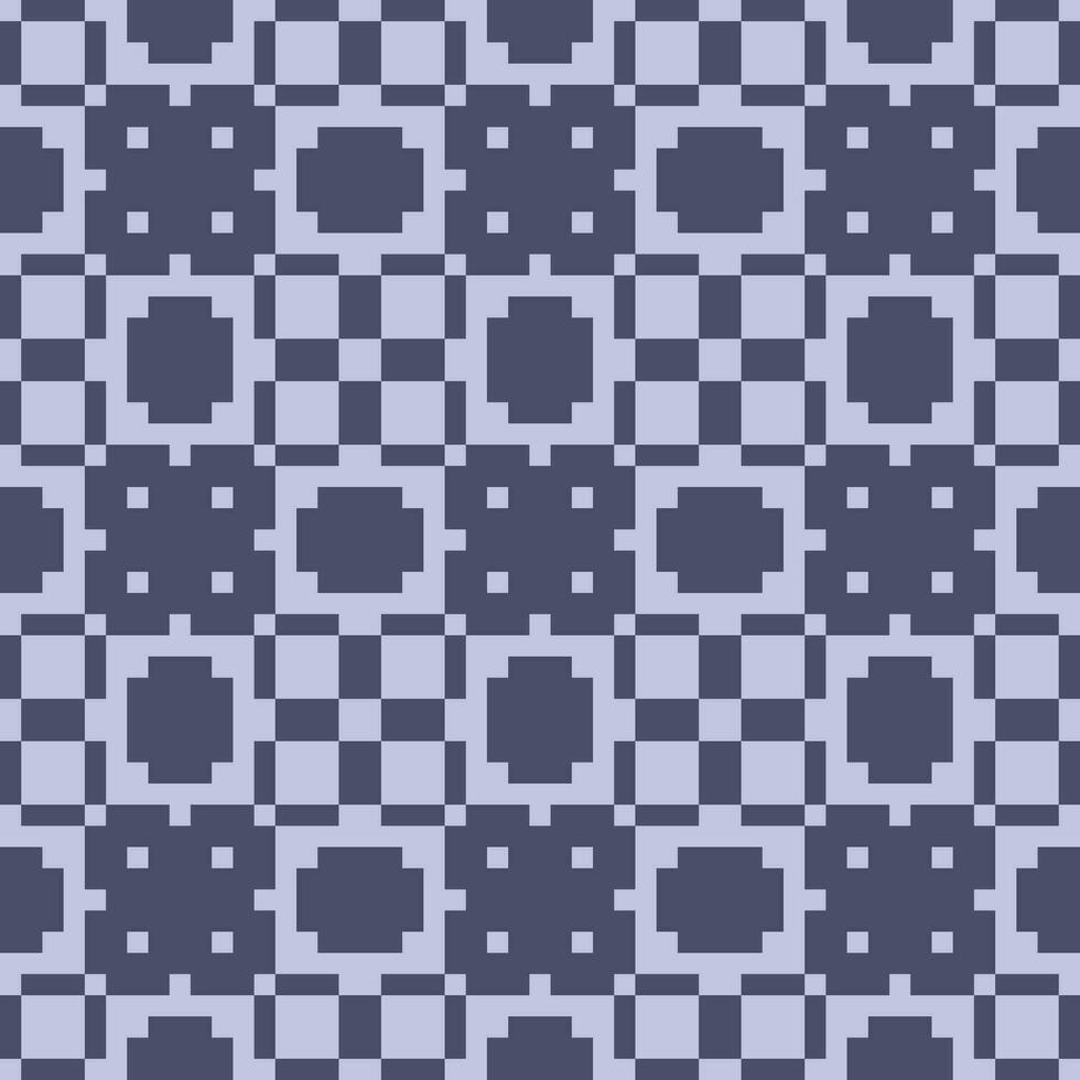 en pixelated mönster med kvadrater i lila och blå vektor