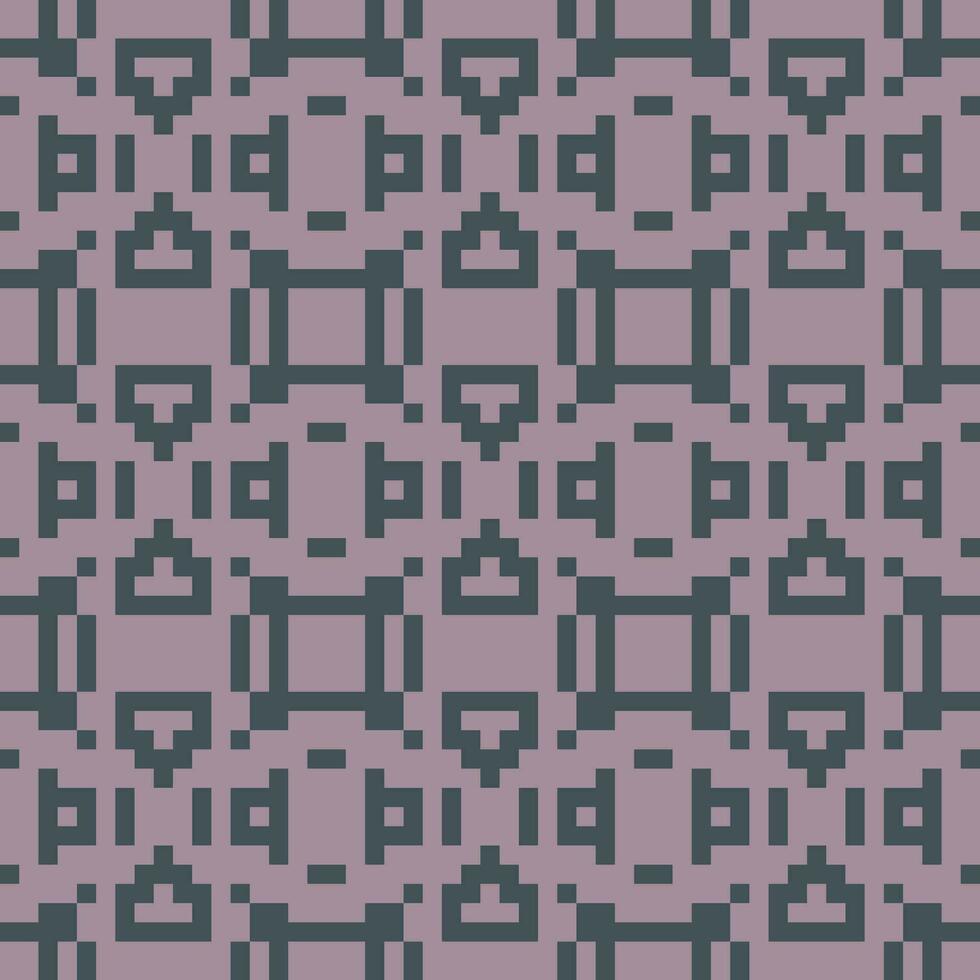 Pixel Platz Muster lila schwarz Sanft vektor