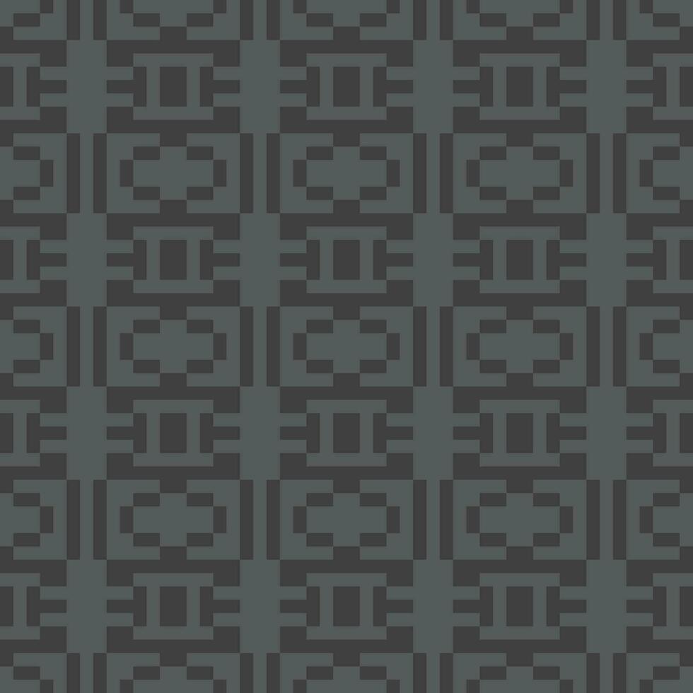 en grå och svart mönster med kvadrater vektor