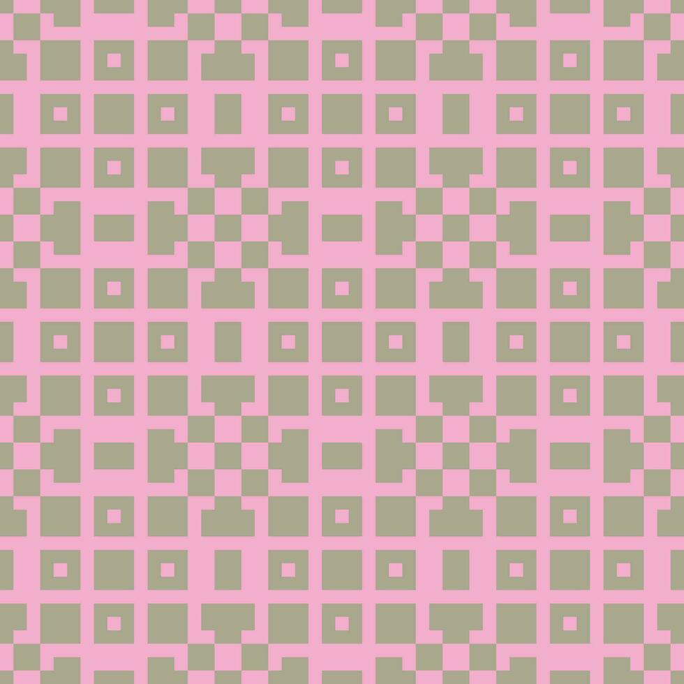 ein Rosa und grau Platz Muster vektor