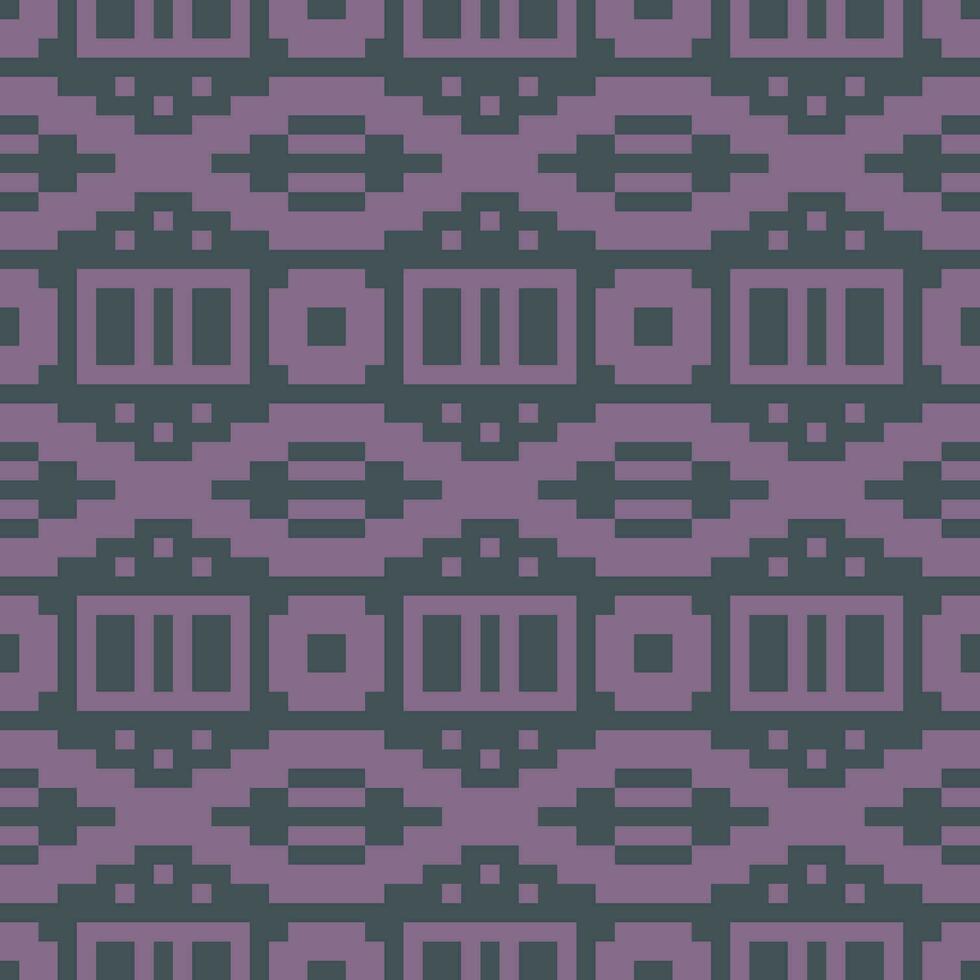en pixelated mönster i lila och grå vektor