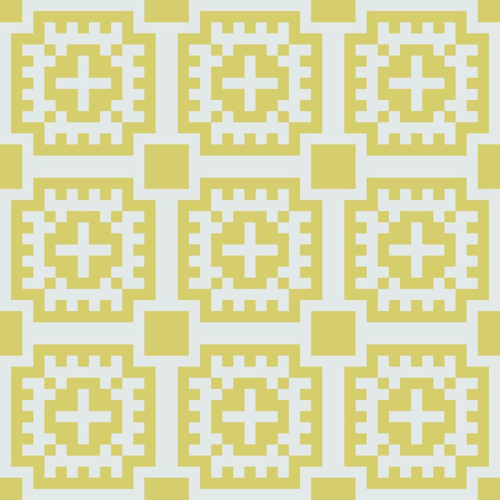en gul och vit geometrisk mönster vektor